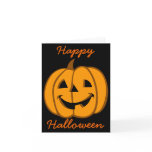 Halloween Card Jack O Lantern 3
