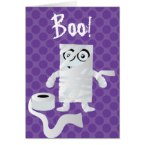 Halloween Card wrapped mummy cards
