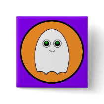 Halloween Cartoon Ghost Pin