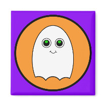 Halloween Cartoon Ghost Fridge Magnets