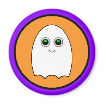 Halloween Cartoon Ghost Fridge Magnets