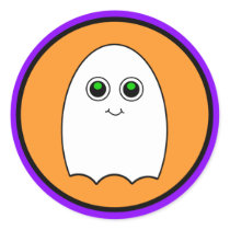 Halloween Cartoon Ghost stickers by mariannegilliand Halloween Cartoon Ghost stickers