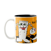 Halloween Cartoon Monster Mug by monsterzoo Halloween Cartoon Monster Mug