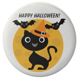 Halloween Cat and Bats Dipped Oreos Chocolate Covered Oreo