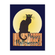 HALLOWEEN CAT by SHARON SHARPE postcards