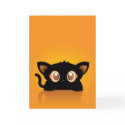 Halloween cat card