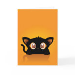 Halloween cat card