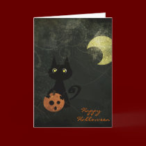 Halloween Cat cards
