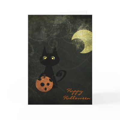 Halloween Cat cards