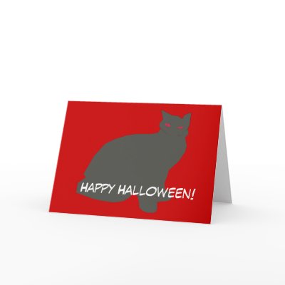 Halloween Cat cards