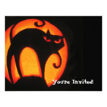 Halloween Cat invitations
