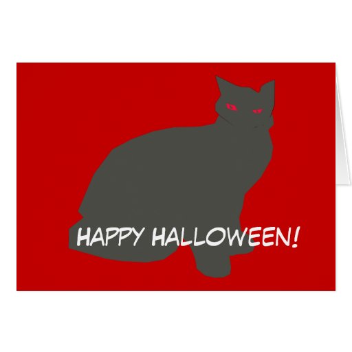 Halloween Cat Greeting Cards