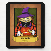 Halloween Cat Mousepad