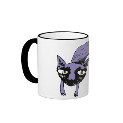 Halloween Cat mugs