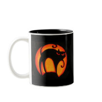 Halloween Cat mugs by cre8iveheart Halloween Cat mugs