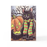 Halloween Cat notecard
