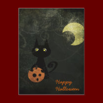 Halloween Cat postcards