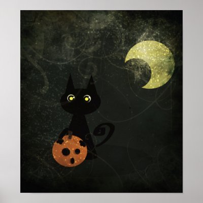 Halloween Cat posters