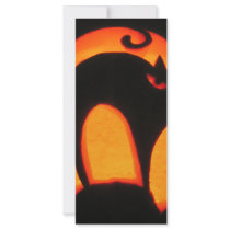 Halloween Cat Custom Rack Card