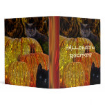 Halloween Cat Recipe Binder