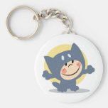 Halloween Cat Suit Keychains