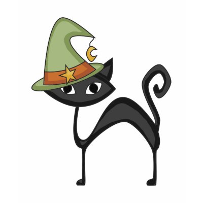 Halloween Cat T-shirts and Gifts
