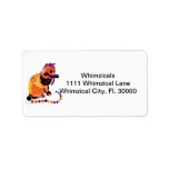 Halloween Cat T Shirts & Gifts Custom Address Label