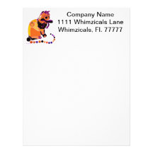 Halloween Cat T Shirts & Gifts Personalized Letterhead