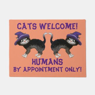 Halloween Cats Doormat