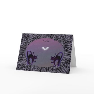 Halloween Cats Template! card