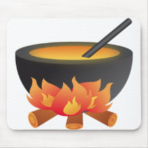 Halloween Cauldron Mouse Pad