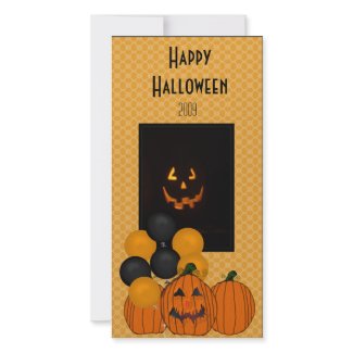 Halloween Celebration Photo Card photocard