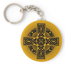 Halloween celtic cross keychain keychains