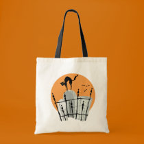 Halloween Cemetery Cat bags
