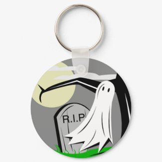 Halloween Cemetery Keychain keychain