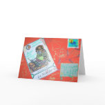 Halloween Cheer Collage Greeting Card
