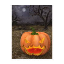 Halloween Classic Jack O'Lantern Postcard