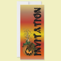 Halloween Cobwebs invitations