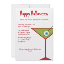 Halloween Cocktail Party Invitation