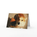 Halloween Corgi Card