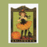 Halloween Costume and Cat Post Cards