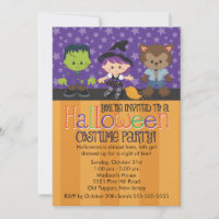 Halloween Costume Party Announcements