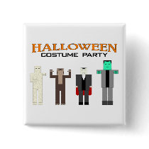 Halloween Costume Party buttons