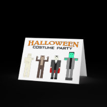 Halloween Costume Party cards