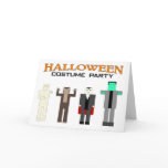 Halloween Costume Party Greeting Card