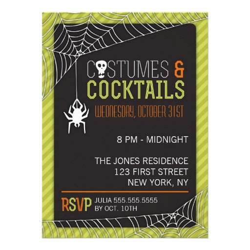Halloween Costume Party Invitation