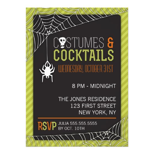 Halloween Costume Party Invitation