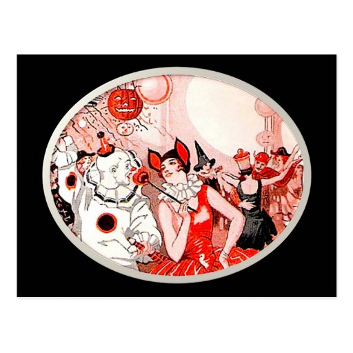 Halloween Costume Party Postcard