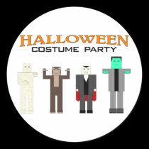 Halloween Costume Party stickers