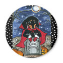 Halloween Count Dachshund magnets by Dachshunds_by_Joanne Halloween Count Dachshund magnets